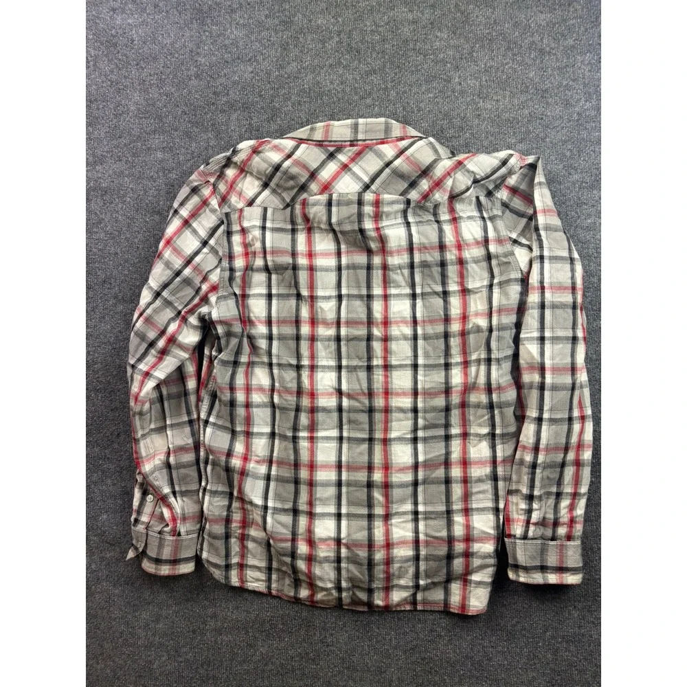 Levi Western Shirt Mens XXL Multicolor Plaid Modern Fit Long Sleeve Pearl Snap